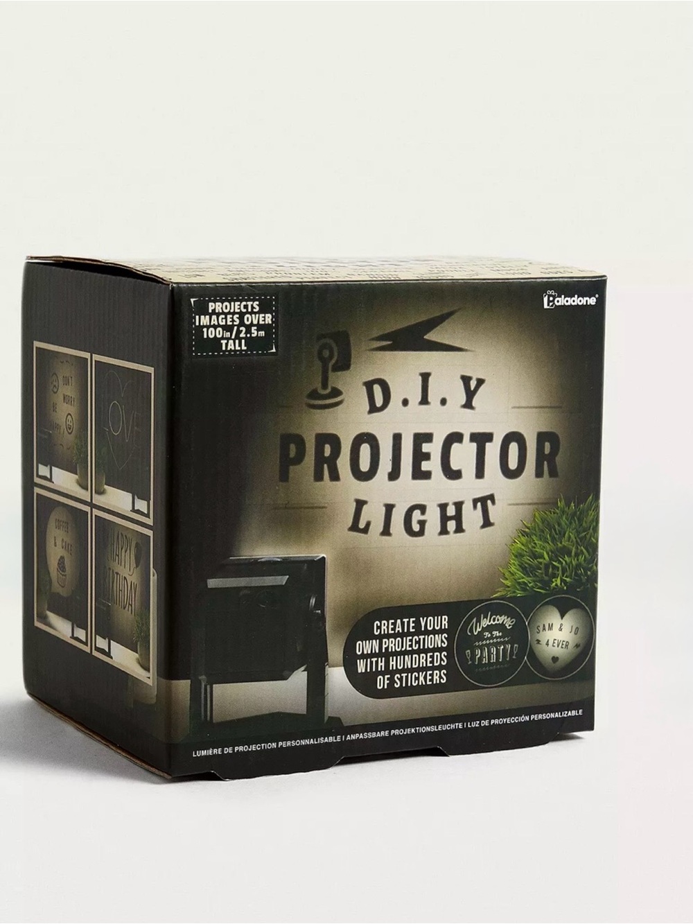 NIB Paladone Do It Yourself Projector Light, Make Your Own Wall Night Projection